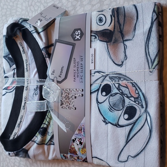 Women's Disney 100 Character 2-Piece Pajama Set Size XS - NWT - Picture 3 of 5